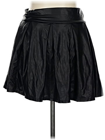 Spirit Faux Leather Skirt (view 1)