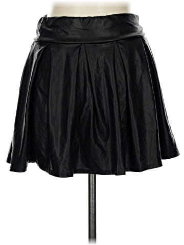 Spirit Faux Leather Skirt (view 2)