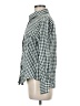 Assorted Brands 100% Cotton Checkered-gingham Green Long Sleeve Button-Down Shirt Size M - photo 5