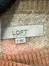 Ann Taylor LOFT Checkered-gingham Tan Pullover Sweater Size M - photo 7