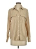 Levi's 100% Lyocell Solid Tan Long Sleeve Button-Down Shirt Size S - photo 1