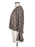 Superdown 100% Polyester Animal Print Brown Long Sleeve Blouse Size M - photo 5