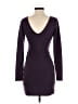 BCBGeneration Solid Purple Casual Dress Size XS - photo 2