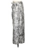 Nine West 100% Polyester Graphic Silver Formal Skirt Size XS - photo 1