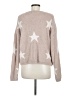 Blue Rain 100% Polyester Stars Tan Pullover Sweater Size M - photo 2