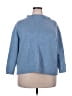 Talbots Chevron-herringbone Blue Pullover Sweater Size 3X (petite) - photo 1