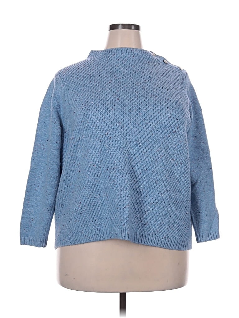 Pre-owned Talbots Pullover Sweater In Blue