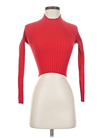 Papaya Long Sleeve Top (view 1)