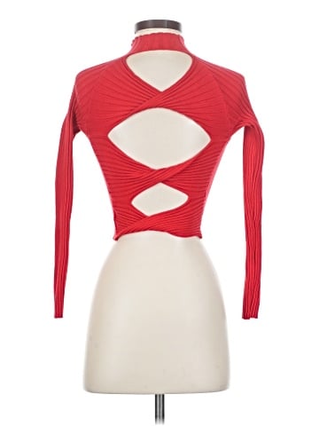 Papaya Long Sleeve Top (view 2)