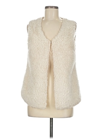 New Directions Faux Fur Vest (view 1)