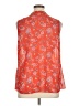 CAbi 100% Polyester Orange Sleeveless Blouse Size XL - photo 2