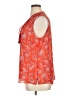 CAbi 100% Polyester Orange Sleeveless Blouse Size XL - photo 5