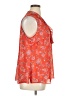 CAbi 100% Polyester Orange Sleeveless Blouse Size XL - photo 4