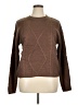 Miss Sparkling 100% Acrylic Brown Pullover Sweater Size XL - photo 1