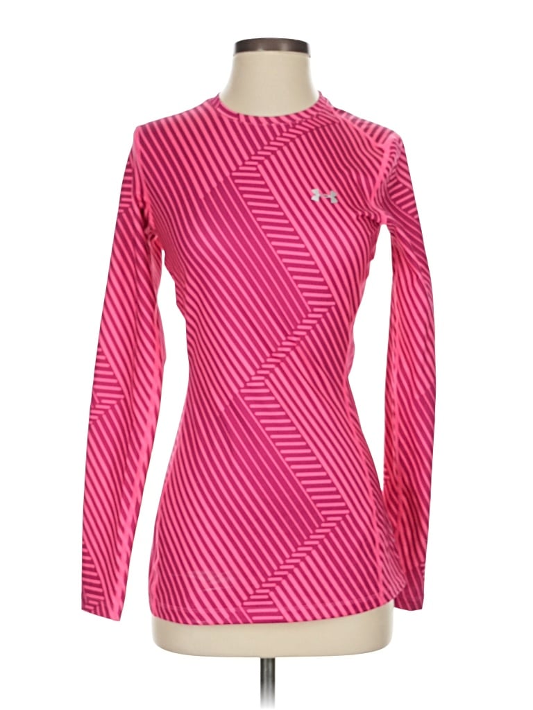 Pre-owned Under Armour Long Sleeve T-shirt In Pink