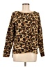Faith & Zoe Animal Print Brown Pullover Sweater Size M - photo 1