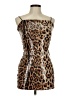 Unbranded Animal Print Brown Cocktail Dress Size M - photo 1