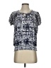 Faded Glory 100% Polyester Blue Short Sleeve Blouse Size S - photo 1