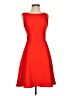 Reiss 100% Polyester Solid Red Cocktail Dress Size 4 - photo 1