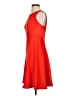 Reiss 100% Polyester Solid Red Cocktail Dress Size 4 - photo 5