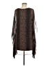 Jay Godfrey 100% Polyester Animal Print Brown Casual Dress Size 6 - photo 2