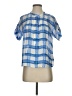 Maeve 100% Silk Blue Short Sleeve Silk Top Size XS - photo 1