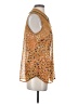 CAbi 100% Polyester Gold Sleeveless Blouse Size S - photo 4