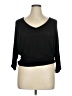 Amisu Black 3/4 Sleeve T-Shirt Size XL - photo 1