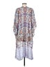 Bindya 100% Modal Aztec Or Tribal Print Graphic Blue Kimono Size M - photo 2