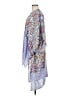 Bindya 100% Modal Aztec Or Tribal Print Graphic Blue Kimono Size M - photo 5