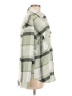 Justify 100% Polyester Plaid Green Long Sleeve Blouse Size M - photo 4