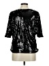 WD.NY 100% Polyester Black 3/4 Sleeve Top Size M - photo 2