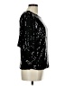 WD.NY 100% Polyester Black 3/4 Sleeve Top Size M - photo 4