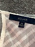 Eclair 100% Polyester Ivory 3/4 Sleeve Blouse Size M - photo 7