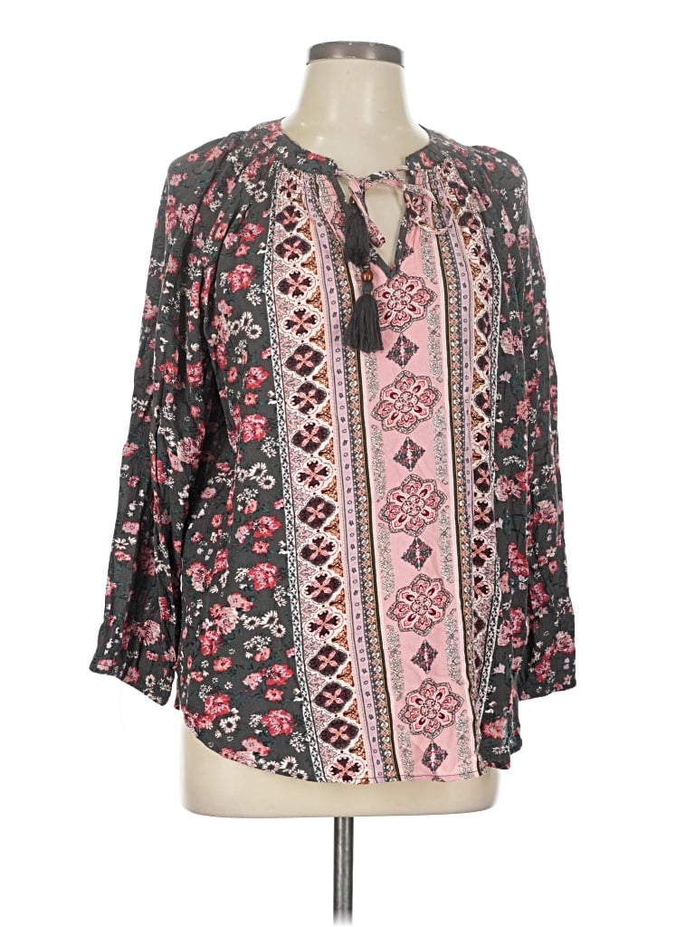 Pre-owned Mason & Belle 3/4 Sleeve Blouse In Pink