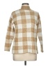 Ann Taylor LOFT Checkered-gingham Tan Pullover Sweater Size M - photo 1