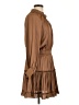 Reset 100% Polyester Brown Casual Dress Size L - photo 4
