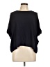Flawless 100% Rayon Black Short Sleeve Top Size L - photo 1