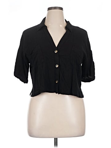 Moa Moa 3/4 Sleeve Button-Down Shirt (view 1)