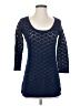 Doncaster Collection 100% Cotton Blue Pullover Sweater Size XS - photo 1