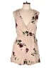 Staccato 100% Rayon Floral Tan Romper Size S - photo 1