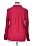 U.S. Polo Assn. 100% Polyester Pink Burgundy Long Sleeve Blouse Size XL - photo 2