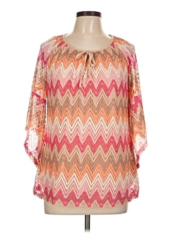 Tacera 3/4 Sleeve Blouse (view 1)