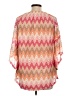 Tacera Orange 3/4 Sleeve Blouse Size L - photo 2