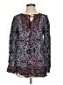 Max Studio 100% Rayon Blue Long Sleeve Blouse Size S - photo 1