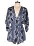 Buddy Love 100% Polyester Paisley Blue Romper Size XS - photo 1