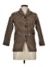 H&M 100% Polyester Houndstooth Brown Blazer Size 8 - photo 1