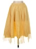 De Collection 100% Polyester Yellow Casual Skirt Size S - photo 1