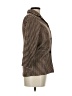 H&M 100% Polyester Houndstooth Brown Blazer Size 8 - photo 4