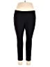 Kate & Mallory designs Solid Black Active Pants Size 2X - photo 1